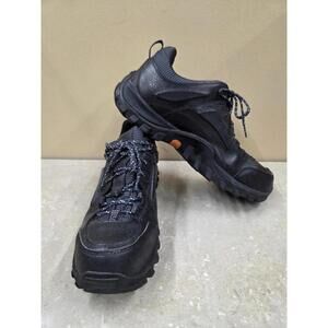 Timberland PRO Shoes Mens Size 11.5 Black Steel Toe Work Safety ReBOTL Leather
